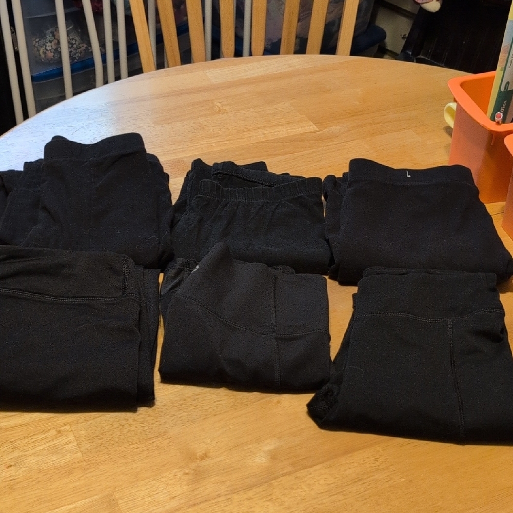 Active USA Black Leggings